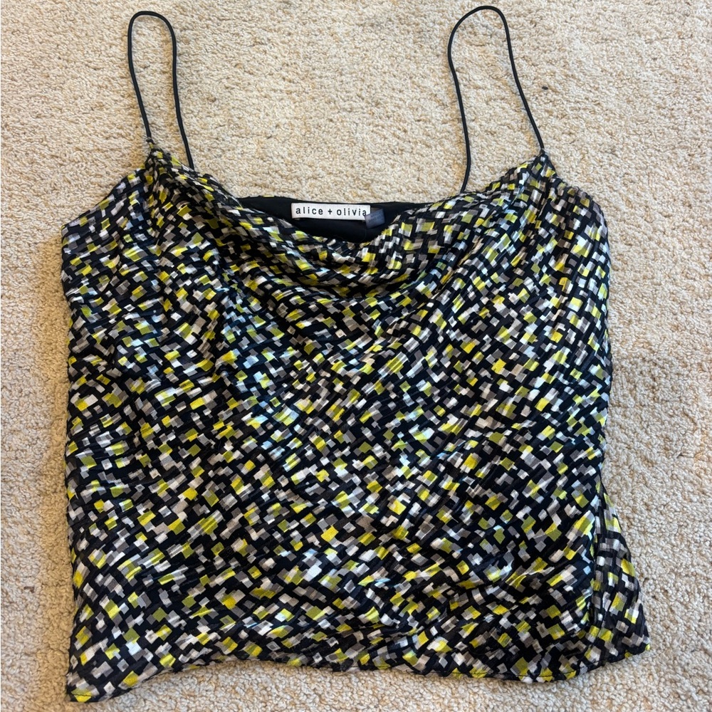 Alice+Olivia Cowl Neck top